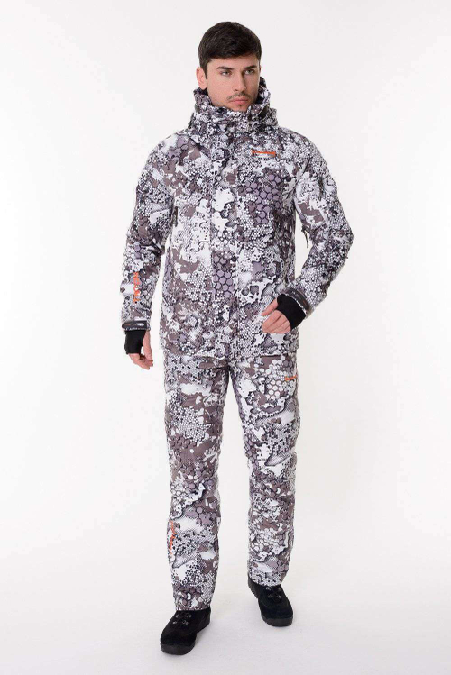 Костюм TRITON PRO (Вельбоа Мембрана/Белый) -15 градусов Тритон