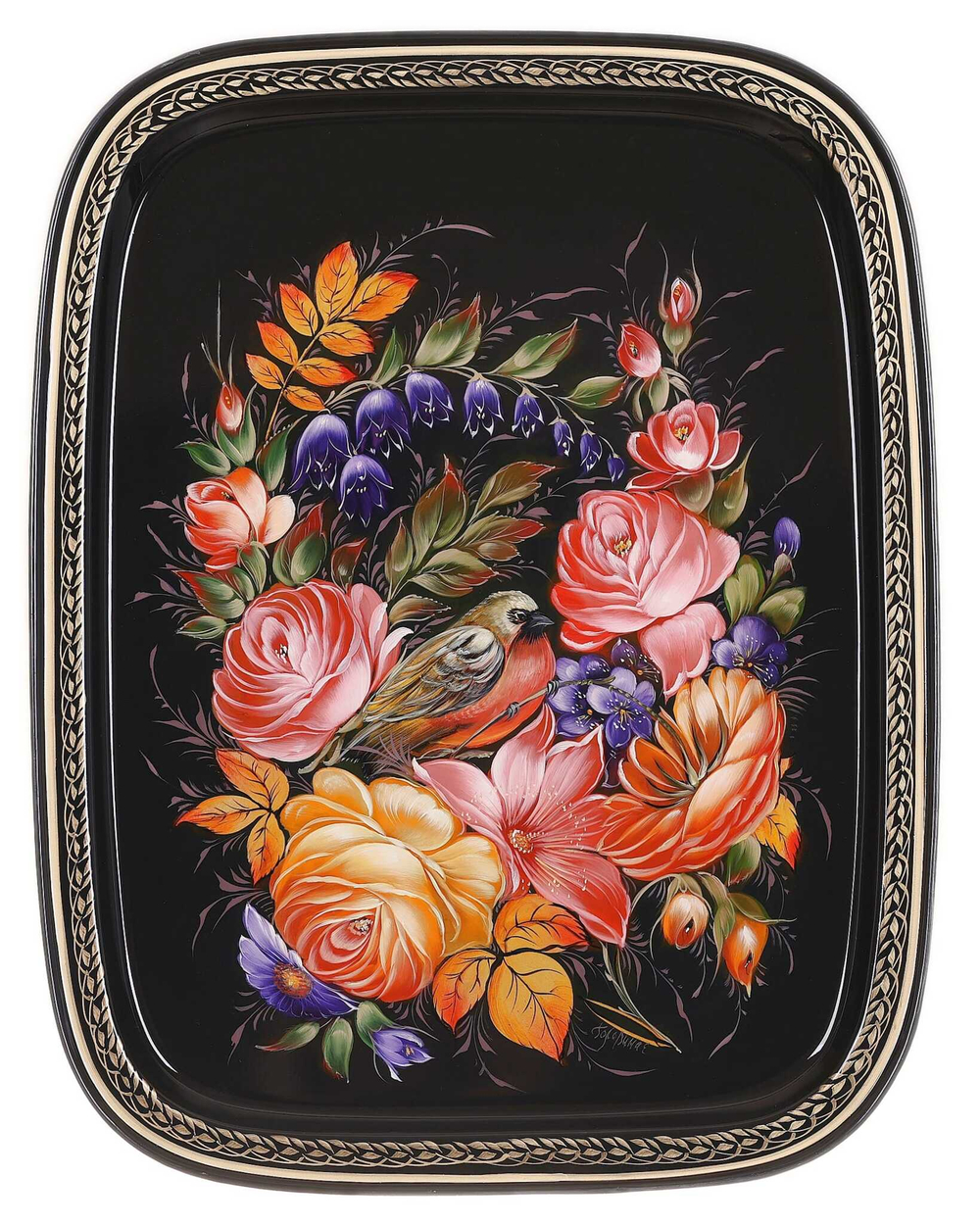 若斯托沃彩绘托盘 A19D21072550