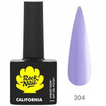 RockNail Гель-лак California 304 Ultra Violet, 10мл