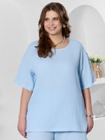 Блузка Вуаль-4 Виотекс ГОЛУБОЙ