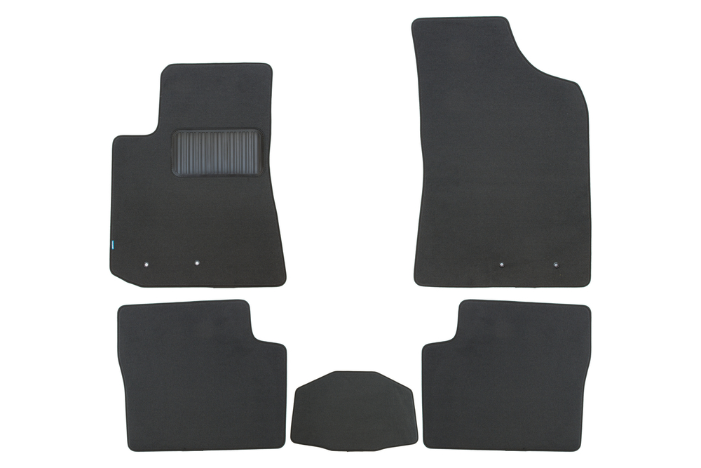 Коврики в салон для GEELY Emgrand 2015-2020, седан, 5 шт. (текстиль) KLEVER03751222110KH