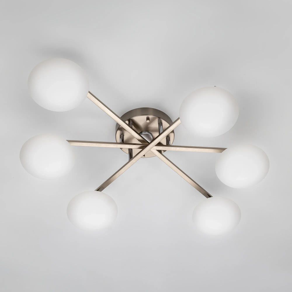 Citilux ATMAN SMART CL226A161 RGB LED Умная люстра Матовый Хром