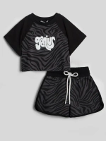 Костюм для девочки спортивный с шортами