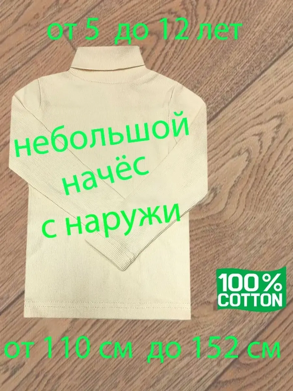 Водолазка с небольшим начесом