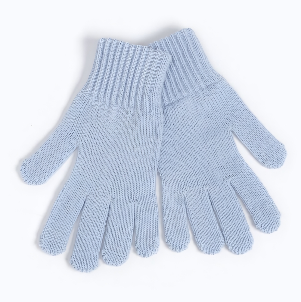 Перчатки одинарные детские, цвет голубой, р. 16/ 9155920 Baranowool, 1 шт.