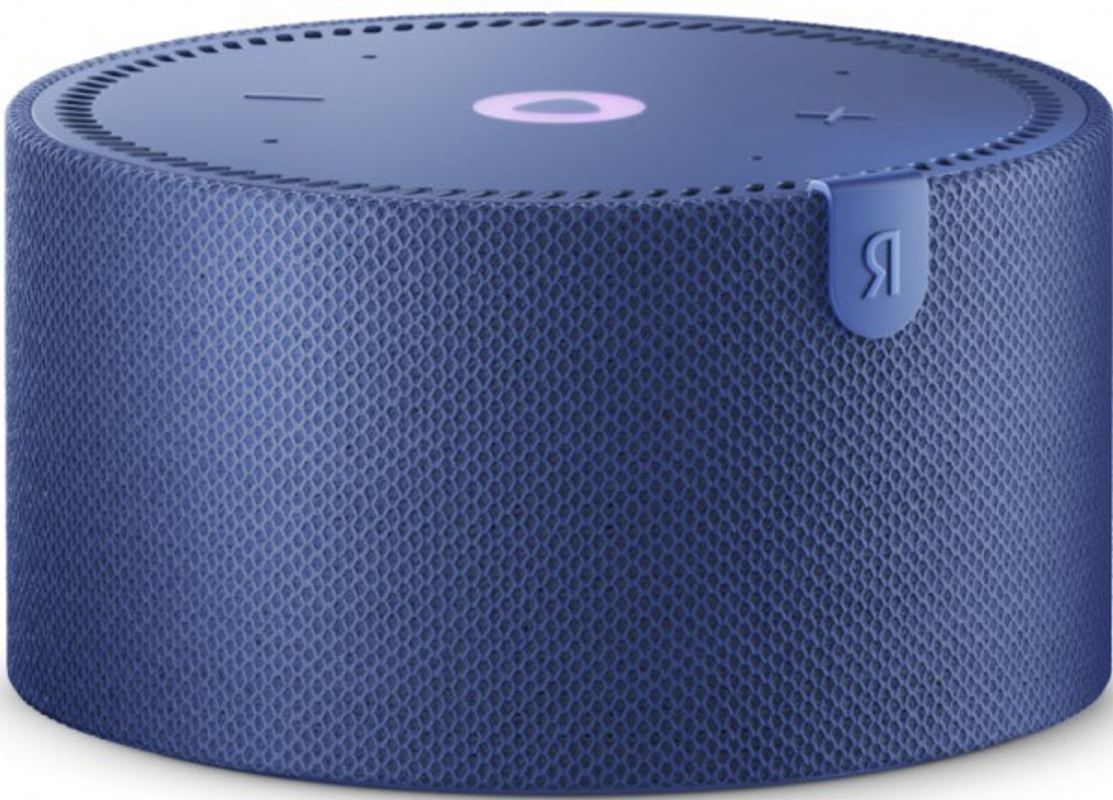 Умная колонка Яндекс Станция Мини плюс с Алисой blue