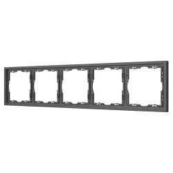 Рамка пластиковая FRM-NOBE-SFPL-5-GR (Arlight, -) 054230