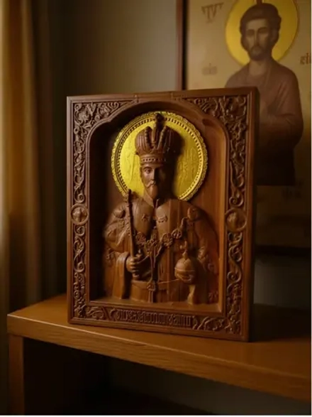 Освященная Икона Царя-Мученика Николая II