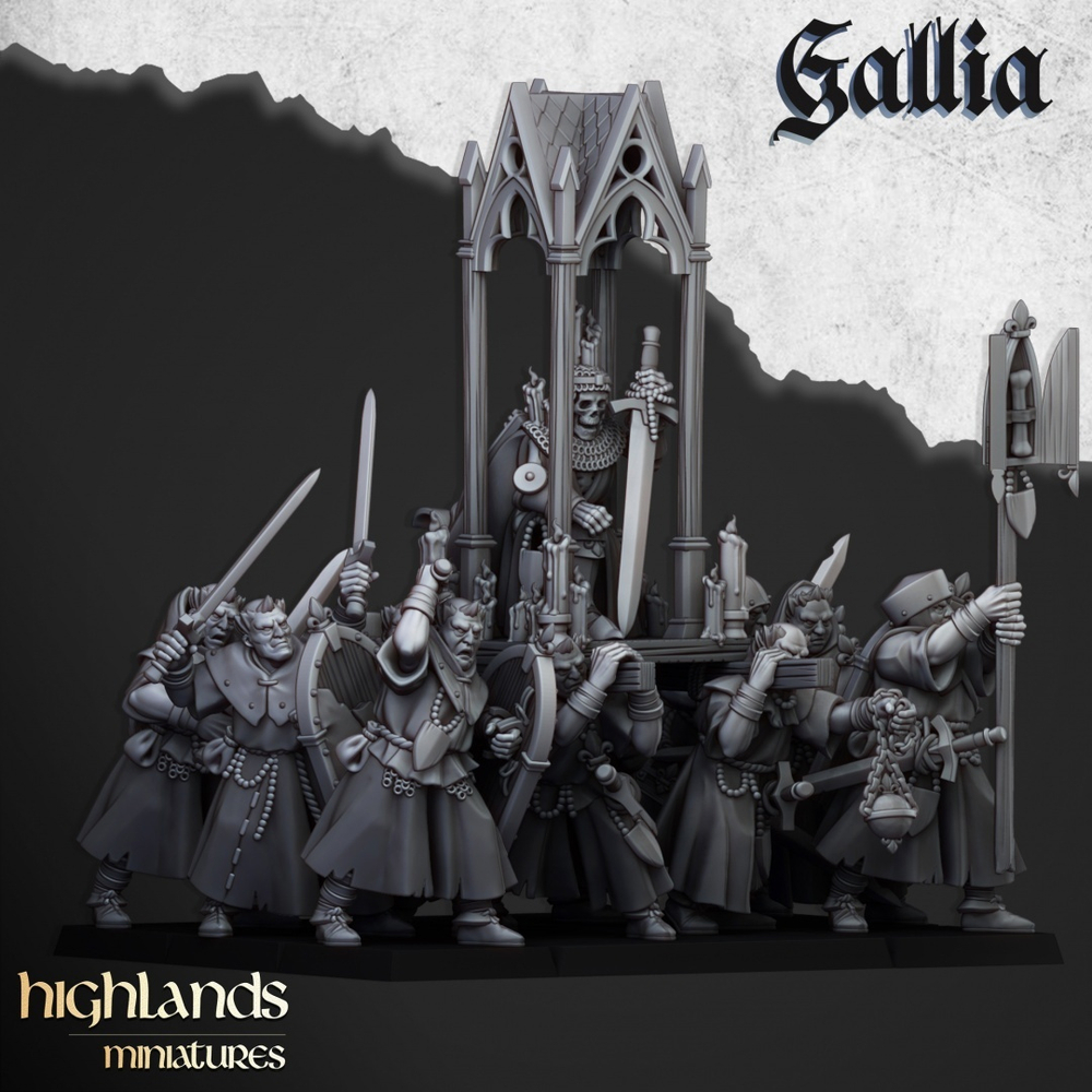 Bretonnia Grail Pilgrims with Reliq