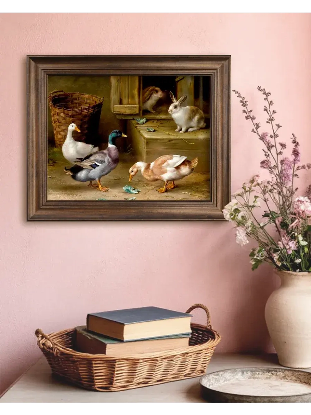 Картина интерьерная на холсте в раме 25*31 см