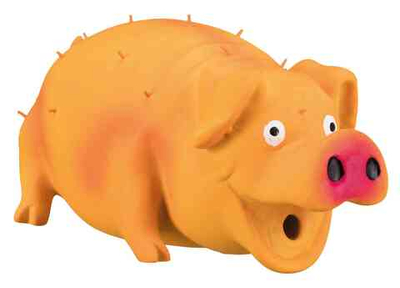 Игрушка "Свинья со щетиной", 21 см, латекс, Trixie