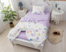 Детское постельное белье 1.5 спальное Sofi De MarkO Сердца