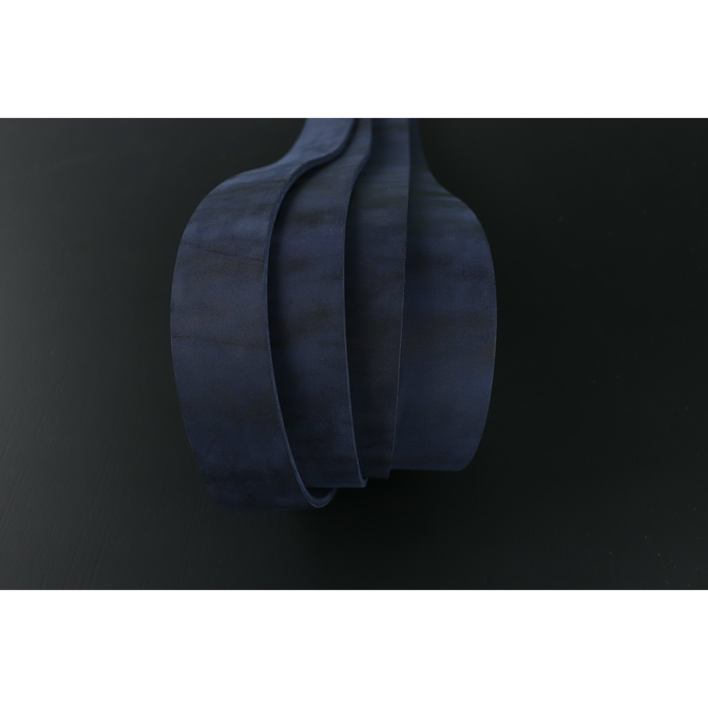 Ременная заготовка Лофт синяя  гладкая ⠀