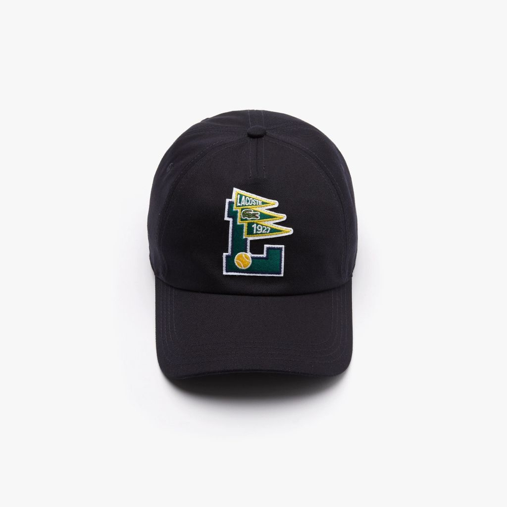 Теннисная кепка Lacoste Men’s Pennants L Organic Cotton Cap - navy blue