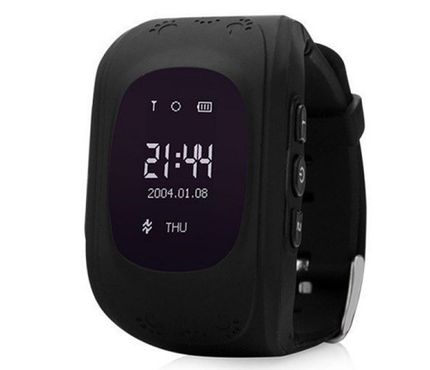 Детские часы с GPS Smart Baby Watch Q50 Черные