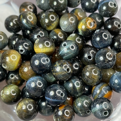 56783  Тигрово Соколиный глаз Бусина 8.5мм