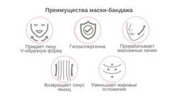Эластичная повязка для подтяжки лица