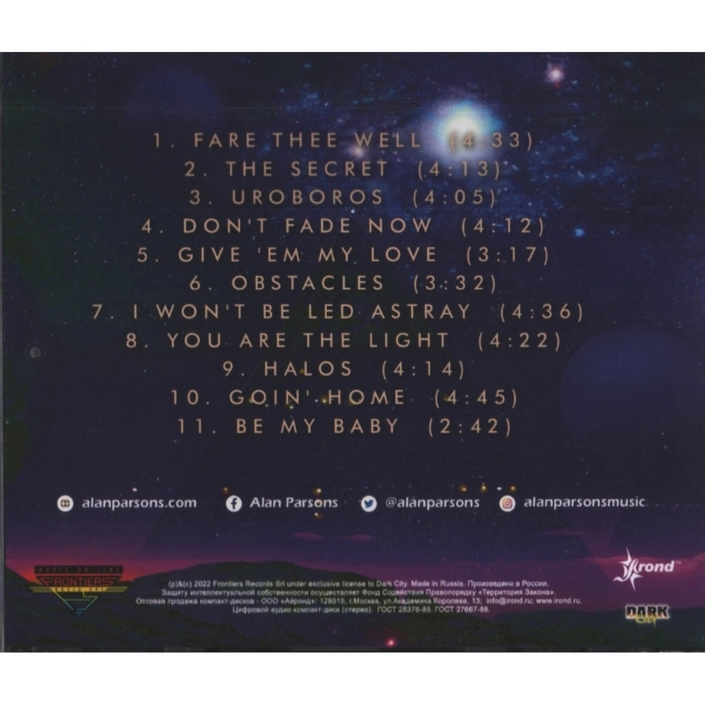 Alan Parsons / From The New World (RU)(CD)