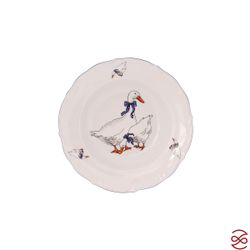 Набор глубоких тарелок 22,5 см Гуси (6 шт) ,объем 300 мл. высота тарелки 4 см.