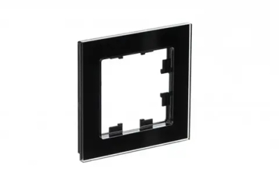 ATLASDESIGN NATURE 1-постовая РАМКА, ОРГАНИЧЕСКОЕ СТЕКЛО ЧЕРНЫЙ