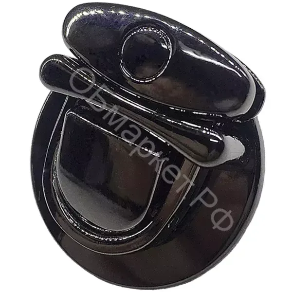 Замок для сумок 2-4 (30*33), темный никель