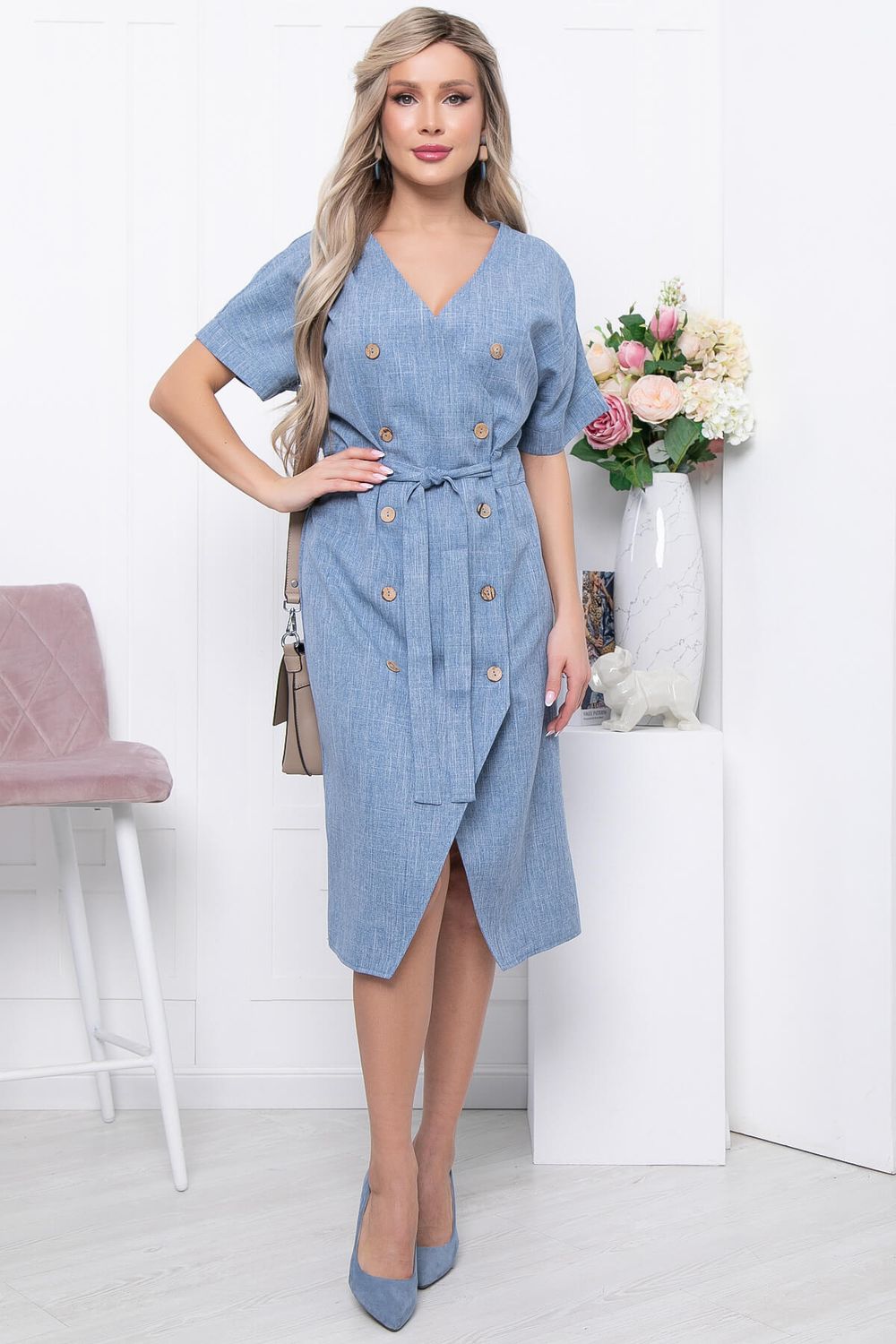 Платье "Алфея" (блю) П5593 LT Collection