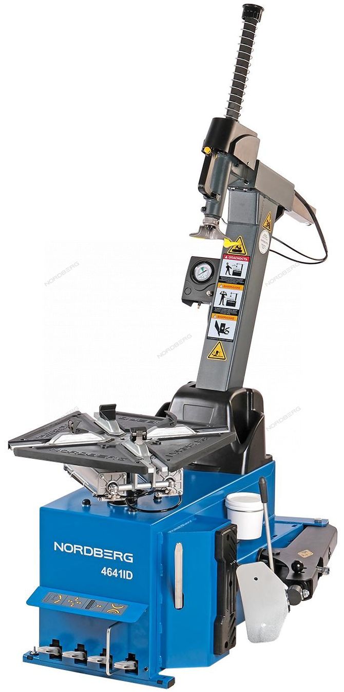 NORDBERG (4641IDB) Станок шиномонтажный автомат, двухскоростной, стол с накладками, 380 В, синий