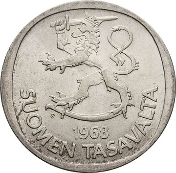 1 марка 1968 Финляндия
