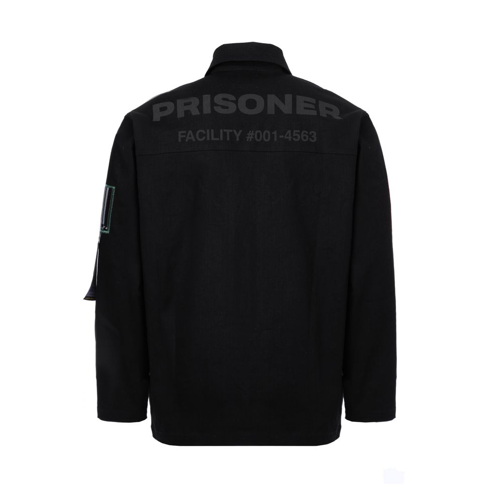 Куртка Heartz Джинсовая Prisoner Asymmetrical черная