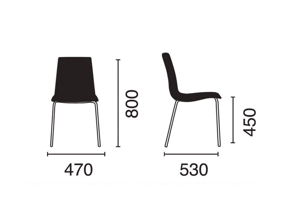 Стул с обивкой Papatya X-Treme SD