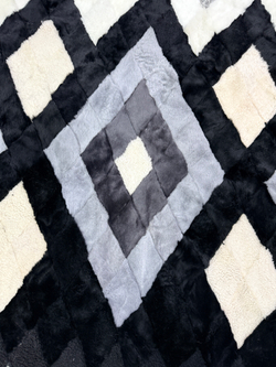 Покрывало меховое ковер из шкуры овчины