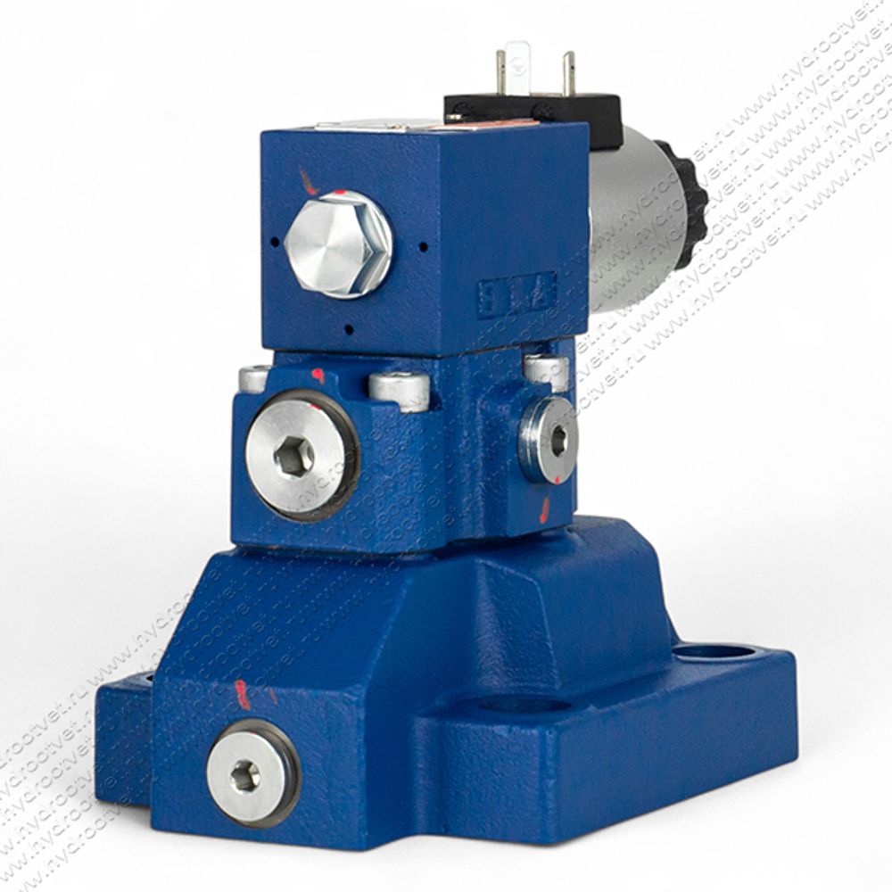 DBW30B2-5X/200CG24N9K4 - Предохранительный клапан Ду32 с давлением настройки до 200 бар, управление - X и Y - внутренние с разгрузкой B = открыт с электроуправлением G24