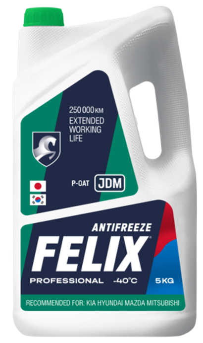 Антифриз Felix зеленый G12++JDM 5 кг