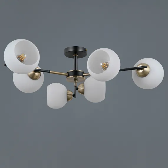 IL0469-6CSQ-24 BK AB LIBRA светильник потолочный