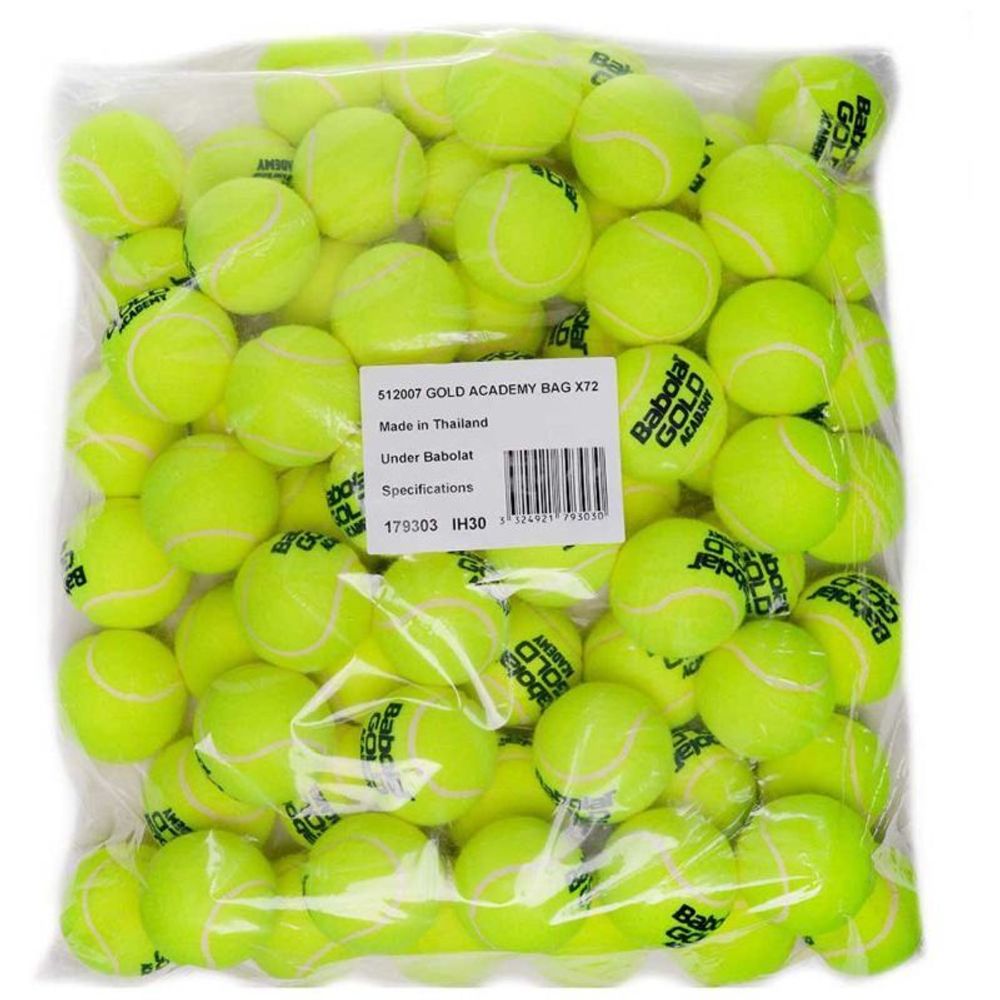 Теннисные мячи Babolat Gold Academy bag 72B