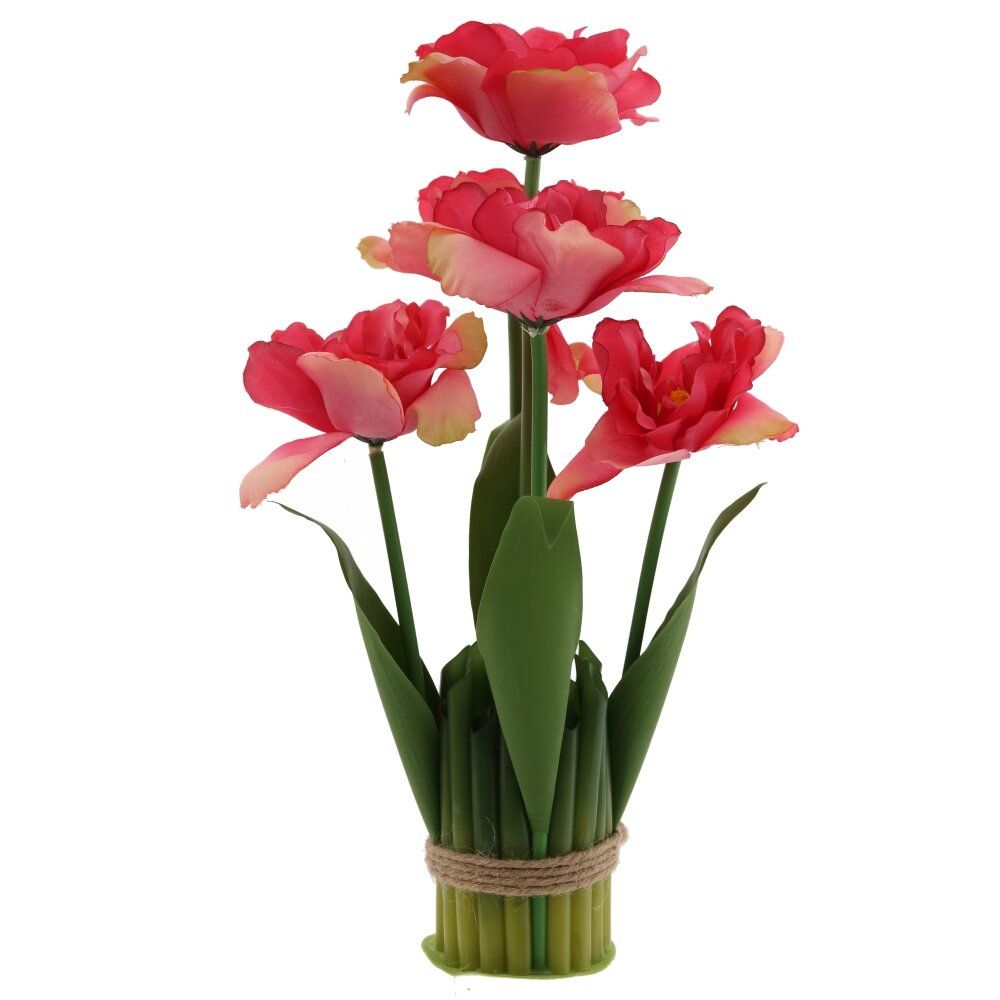 GAEM Цветочная композиция "Роза" , L18 W18 H33 см