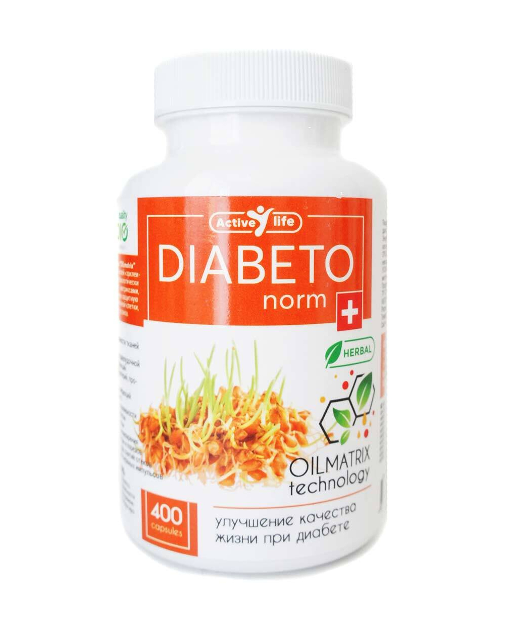 Матриксные экстракты, ДИАБЕТОнорм, 400кап, Сиб-Крук