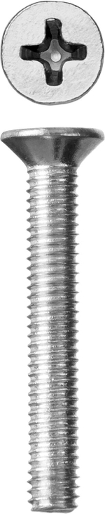 Винт DIN 965, M3 x 25 мм, 5 кг, кл. пр. 4.8, оцинкованный, ЗУБР