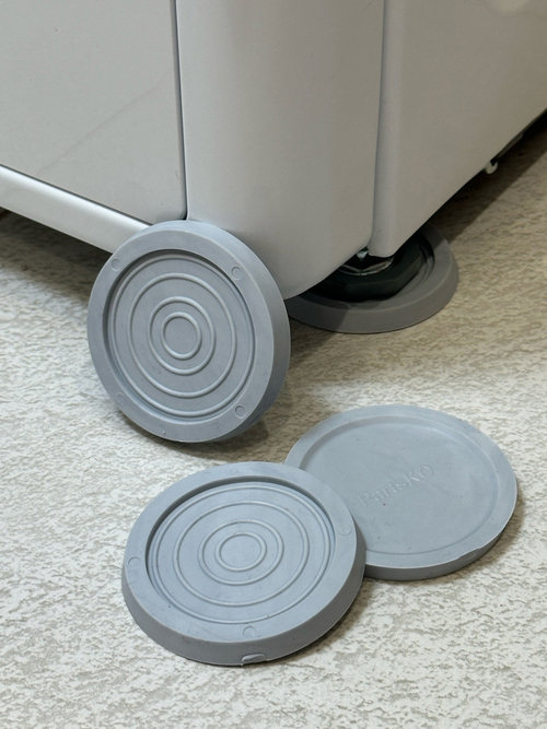 Антивибрационные подставки для стиральной машины SlimLine 4 шт серые