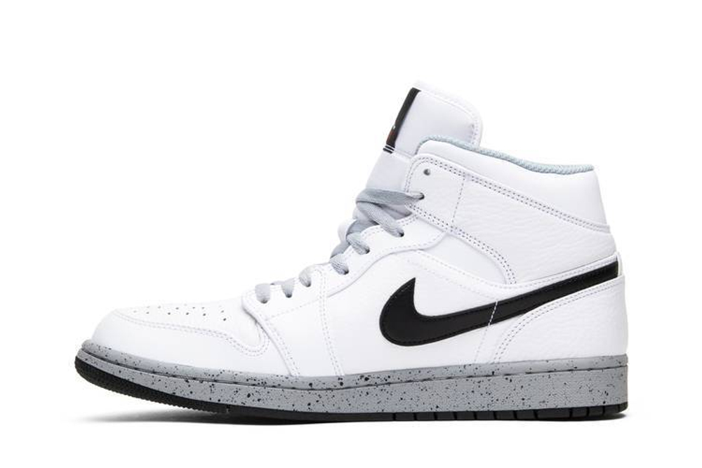 Кроссовки Jordan Air Jordan 1 Mid White Cement