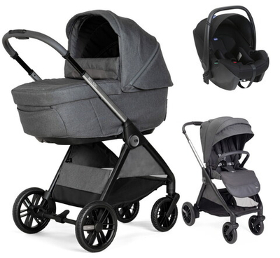 Коляска Chicco Bellagio 3 в 1 с автокреслом Kory Essential I-size Black Satin