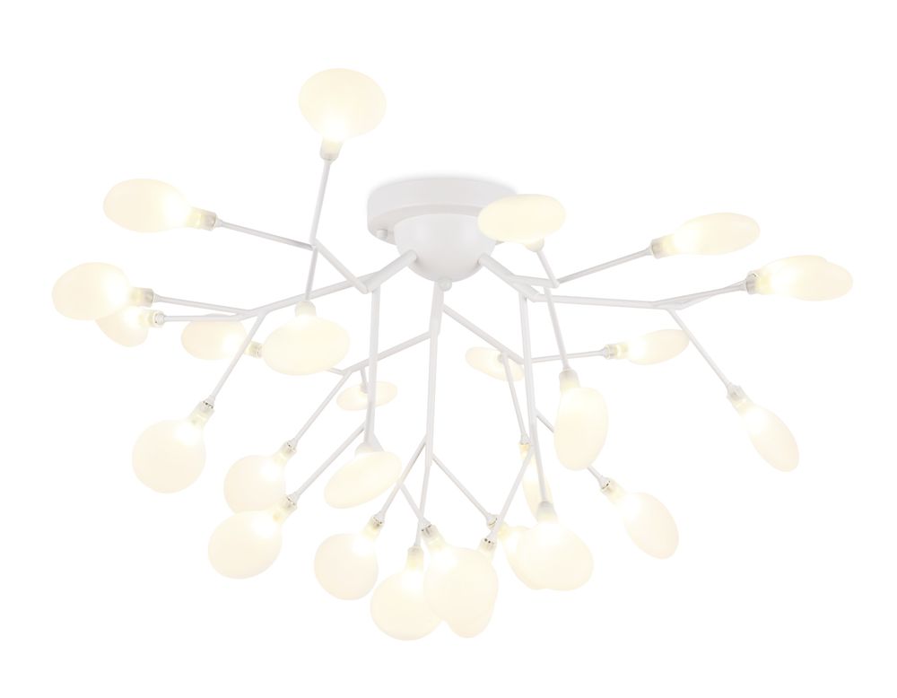 Потолочная люстра TR3011/27 WH/FR белый/матовый G4*27 max 20W D730*430 (лампы LED G4 1.5W 4200K в комплекте)