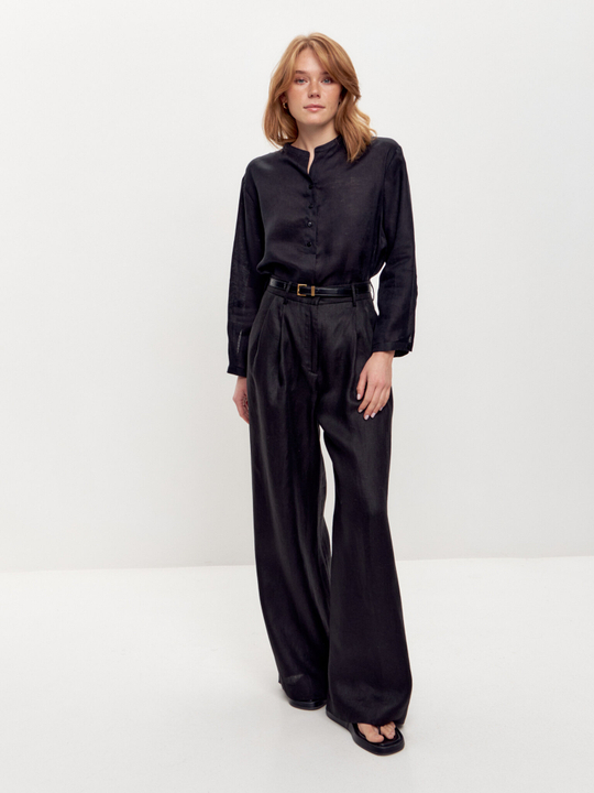 Льняные брюки