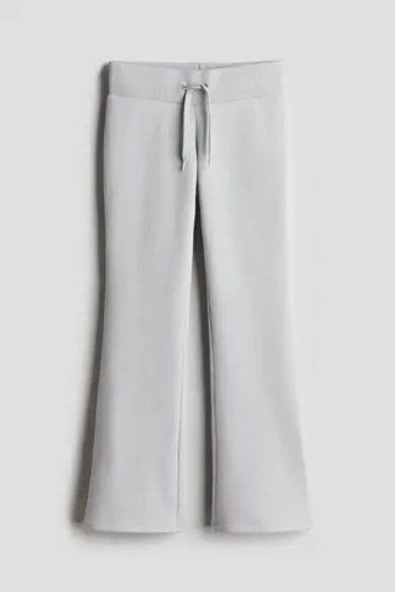 H&M Брюки с эластичным поясом, светло-серый