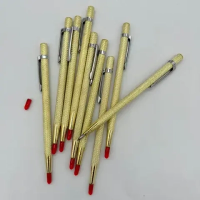 Чертилка разметочная с победитовым наконечником, 145мм, 1 шт, цвет: серебристый