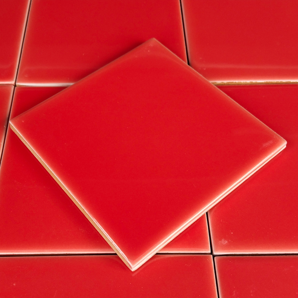 Плитка настенная Mini Tile Red glossy 99x99х7 мм