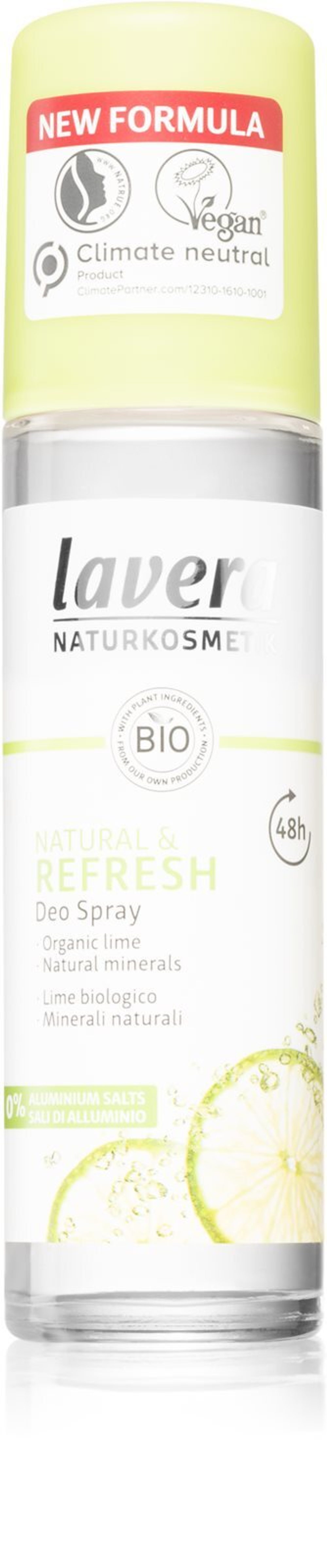 Lavera Natural & Refresh - спрей дезодорант /   75  ml  / GTIN 4021457639007