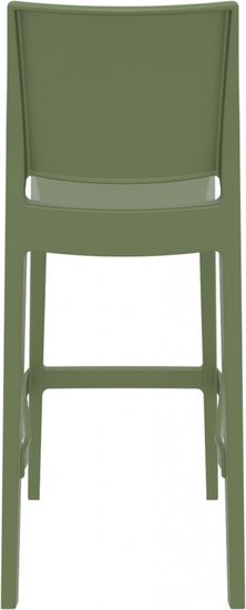 Стул пластиковый барный Maya Bar 75 зеленый