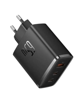 Сетевой адаптер - зарядка Базеус GaN 5 Pro 65w для iPhone 16