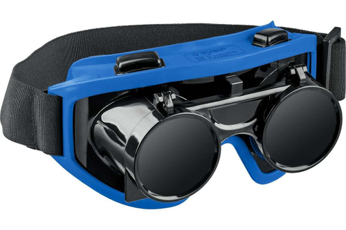 Очки для газовой сварки ОГС-5 затемнение 5 DIN, с откидным блоком ЗУБР 1109